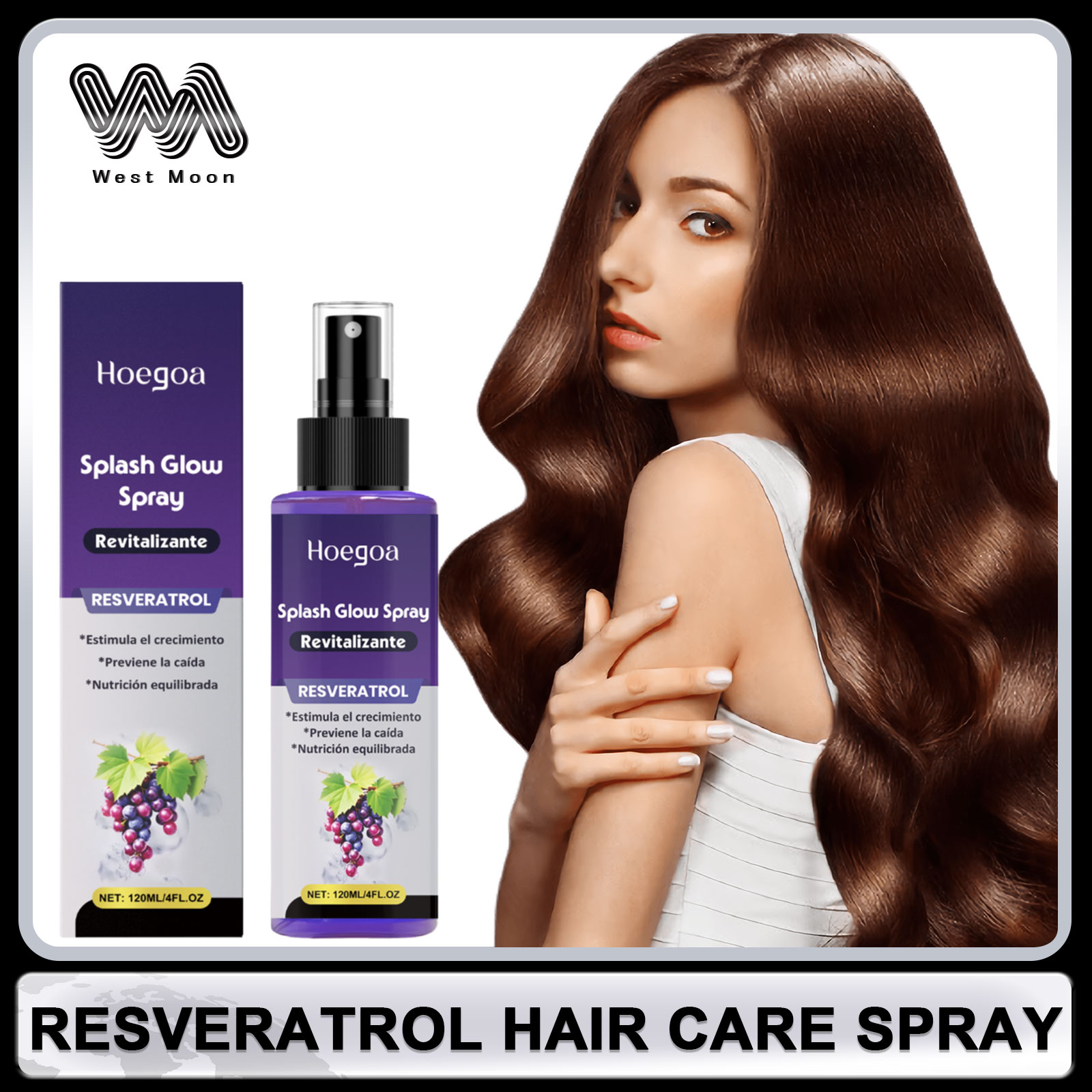 Hair Care Natural - Resveratrol Saç Bakım Spreyi Anti Kellik