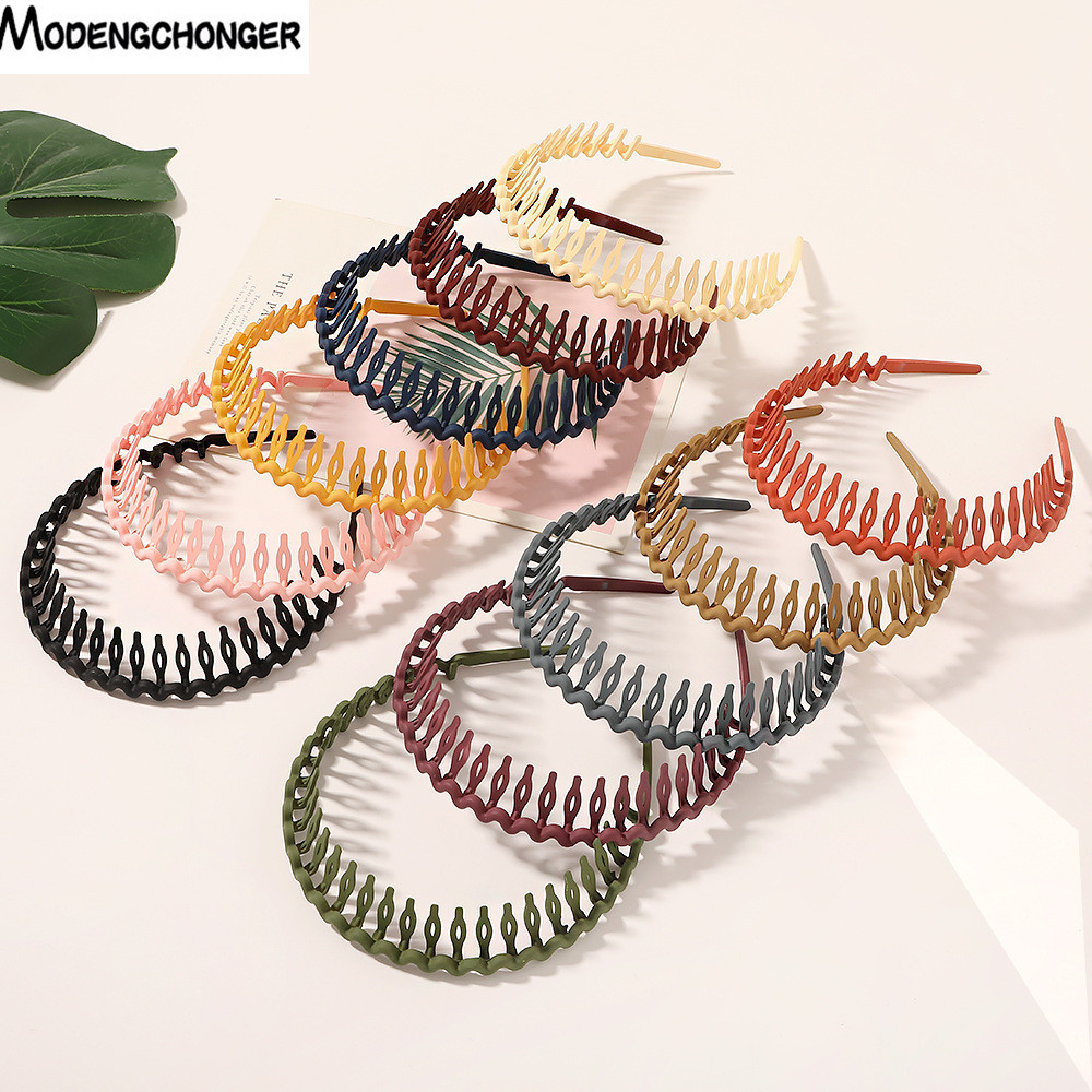 Hair Care Color - Moda basit Headdress katı renk reçine