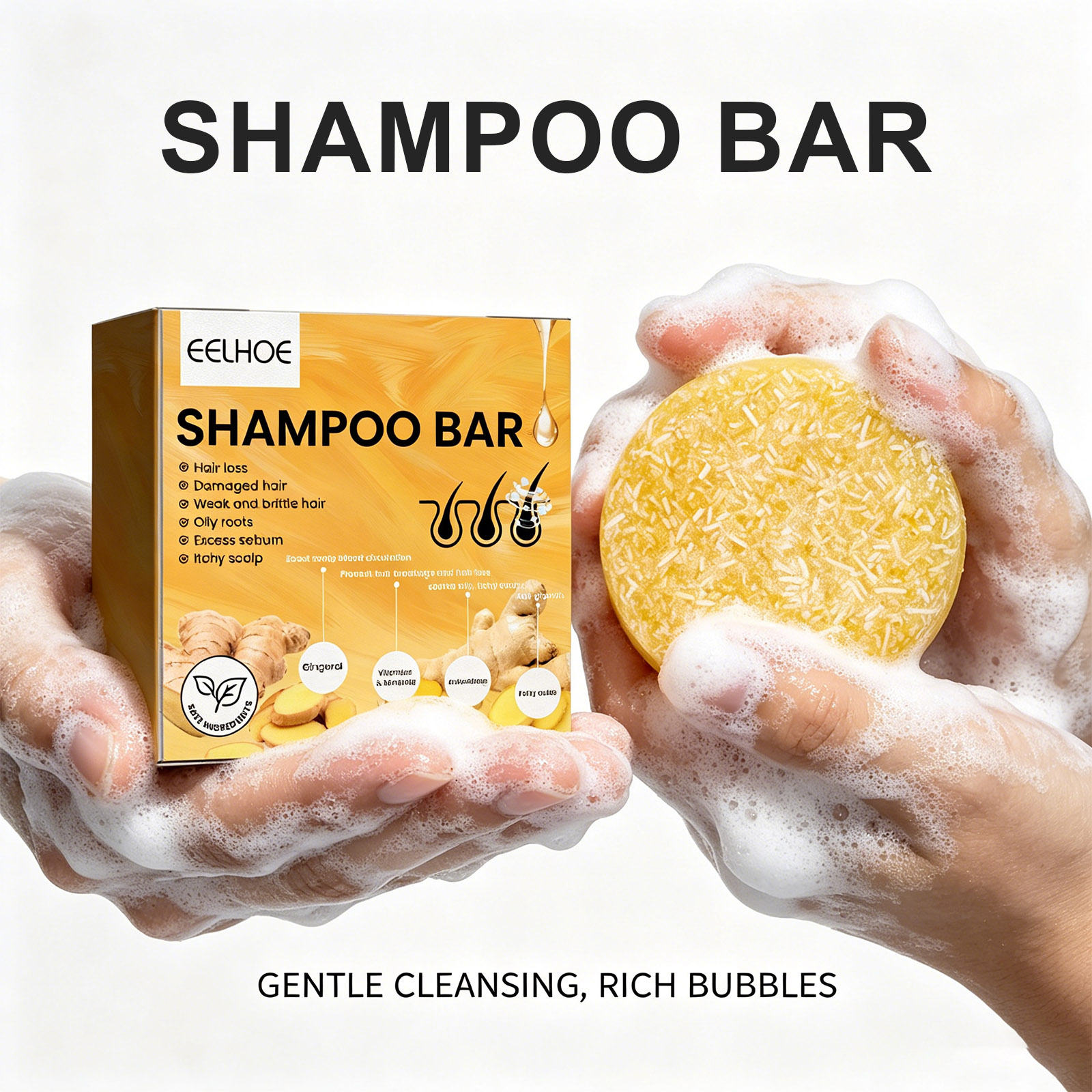 Hair Care Pantene - 1 adet şampuan bar zencefil saç