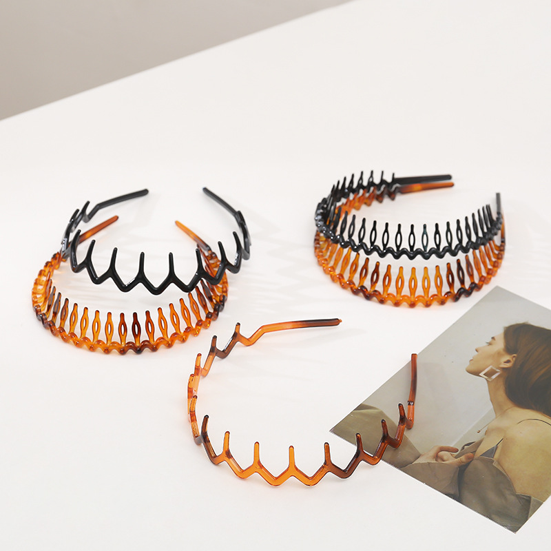 Hair Care Wavy Hair - Kadın Kızlar Plastik Dalgalı Dişli Kafa