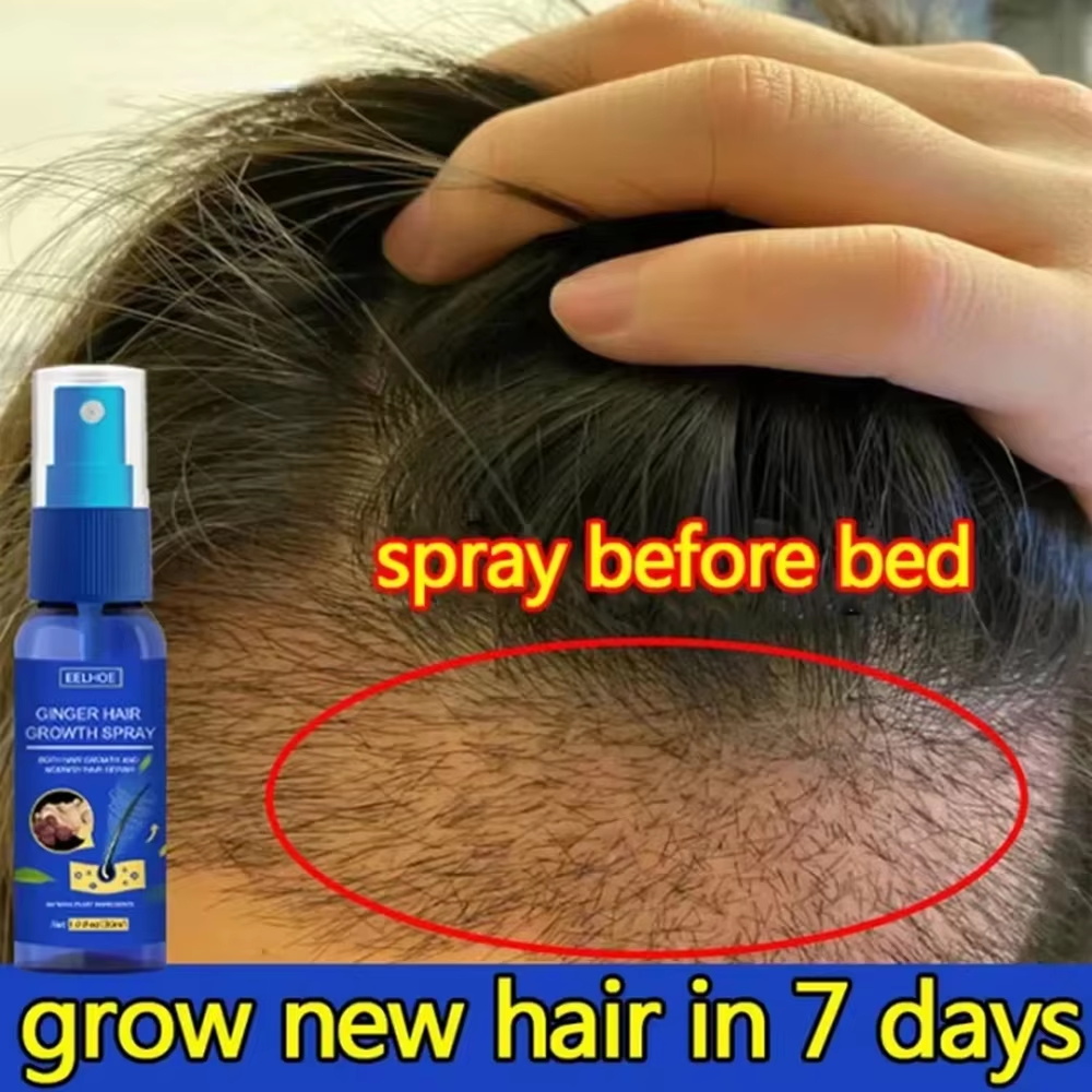 Hair Care Natural - Hızlı Zencefilli Saç Uzatma Spreyi, Saç