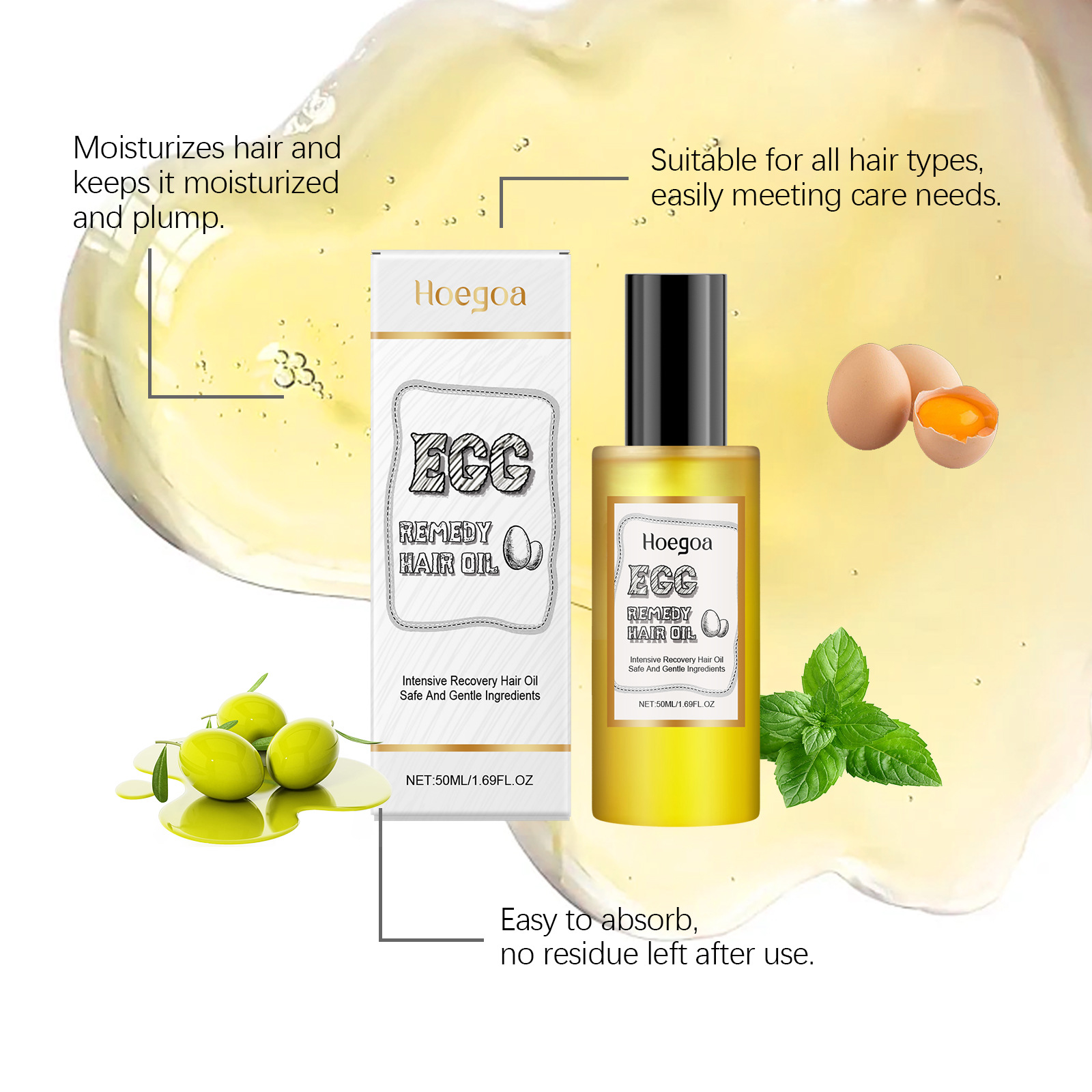 Yumurta Çözümü Saç Yağı Yumuşa - Hair Care Natural incelemesi ve fiyatı