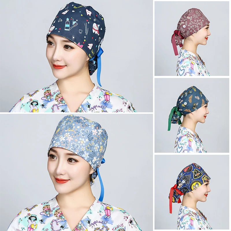 Printed Surgical Cap Scrub Cot - Hair Care Hospital incelemesi ve fiyatı